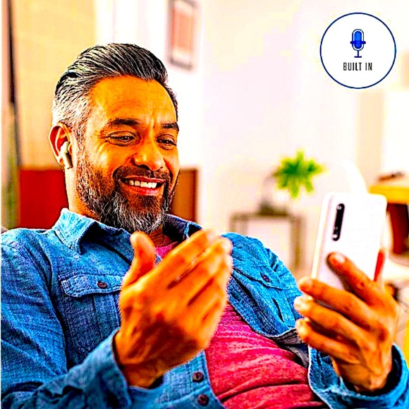 HP🎉🆕 Bluetooth 5.0 Hi-Def Stereo Sound & Noise Cancelling Wireless Earbuds - Picture 6 of 16